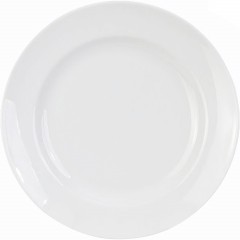 Тарелка мелкая 240мм фарфор белая (4С0170)