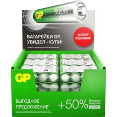 Батарейка GP Super эконом уп.AA/LR6/15A 15ARS-SB4/15AA21RA-2CRS4 96шт/уп
