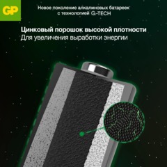 Батарейка GP Super эконом уп.AA/LR6/15A 15ARS-SB4/15AA21RA-2CRS4 96шт/уп - фото 7