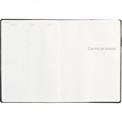 Еженедельник недатированный черный,кожа,A4 64л,Br.V.PROFY 3-098/02 Еженедельник недатированный черный,кожа,A4 64л,Br.V.PROFY 3-098/02 - фото 18