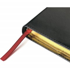 Ежедневник полудатированный черный,кожа,A5,1,208 л.,Br.V.PROFY 3-073/02 - фото 6