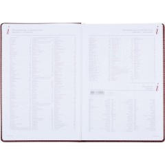 Ежедневник недатированный ,А4,,136л,Sidney Nebraskaбордо 3-539/01 Ежедневник недатированный ,А4,,136л,Sidney Nebraskaбордо 3-539/01 - фото 3