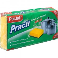 Губки для мытья посуды 3шт/уп. PACLAN Губки для мытья посуды 3шт/уп. PACLAN - фото 4