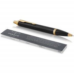 Ручка шариковая автоматическая PARKER IM BLACK GT синий 0,8мм 1931666 - фото 4