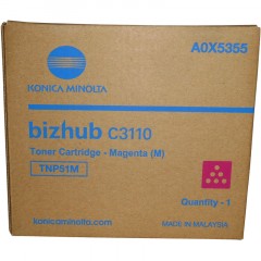 Тонер-картридж Konica Minolta TNP-51M пурп. для bizhub C3110 (A0X5355) Тонер-картридж Konica Minolta TNP-51M пурп. для bizhub C3110 (A0X5355) - фото 2