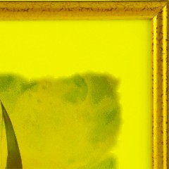 Рамка пластиковая А 4 золотого цвета 509 - фото 2