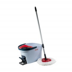 Комплект для уборки Vileda УльтраСпин Мини 158011 красный стелескоп.ручкой