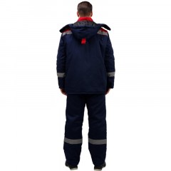 Костюм рабочий зимний муж з31-КПК син/красн (р.48-50) 182-188 (Арсенал-СП) Костюм рабочий зимний муж з31-КПК син/красн (р.48-50) 182-188 (Арсенал-СП) - фото 4