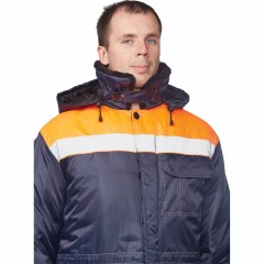 Куртка зим муж з32 син/оранж оксф 104-108/170-176 - фото 12
