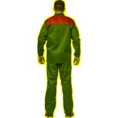 Костюм лет муж (куртка, бр) л16 син/оранж 120-124/158-164 - фото 4