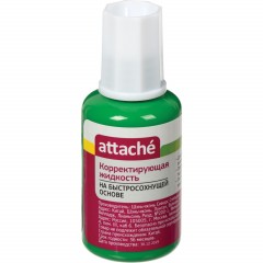 Корректирующая жидкость Attache 20мл, на быстросохнущей основе, губка Корректирующая жидкость Attache 20мл, на быстросохнущей основе, губка - фото 4
