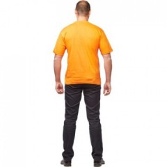 Футболка (160 г.) с кор.рукавом оранж (XL) Футболка (160 г.) с кор.рукавом оранж (XL) - фото 2
