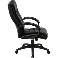 Кресло BN_Dp_EChair-648 TPU кожзам черный, пластик черный - фото 3