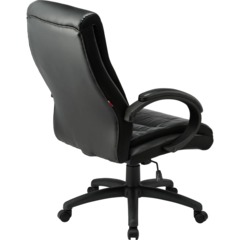 Кресло BN_Dp_EChair-648 TPU кожзам черный, пластик черный - фото 4