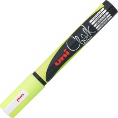 Маркер меловой UNI PWE-5M, флуоресцентно-жёлтый, 1.8-2.5 мм. - фото 2