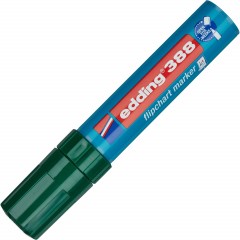 Маркер для флипчартов по бумаге (флипчарт) EDDING E-388/004 зеленый 4-12 мм - фото 2