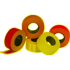 Этикет-лента 21,5х12 зеленая прямоуг. 1000шт./уп. 10р - фото 4