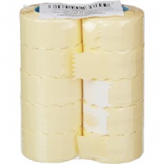 Этикет-лента 26х12 белая волна 1000шт/рул 10рул/уп Этикет-лента 26х12 белая волна 1000шт/рул 10рул/уп - фото 3