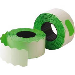 Этикет-лента 26х16 зел волна 1000шт/рул 10рул/уп Этикет-лента 26х16 зел волна 1000шт/рул 10рул/уп - фото 4