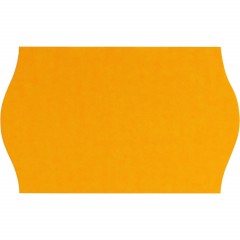 Этикет-лента 26х16 оранж волна 1000шт/рул 10рул/уп - фото 2