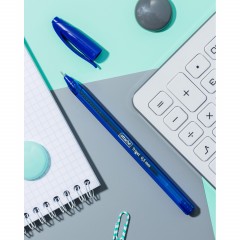Ручка гелевая неавтомат. Attache Glide TrioGel 0,5мм, син, треуг Ручка гелевая неавтомат. Attache Glide TrioGel 0,5мм, син, треуг - фото 2