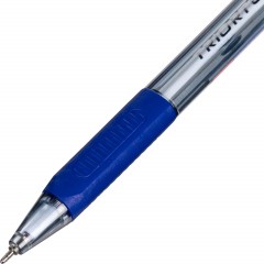 Ручка шариковая автомат. Unomax/Unimax GlideTrioRTGPSteelсин,масл,ман - фото 3