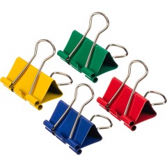 Зажимы для бумаг Attache Selection, 32мм, 24 шт, цветные, пласт.уп Зажимы для бумаг Attache Selection, 32мм, 24 шт, цветные, пласт.уп - фото 2