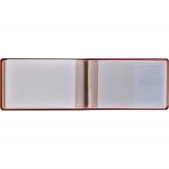 Визитница для 28 карт, горизонтальный, 60x100 мм, бордовый 2754-103 Визитница для 28 карт, горизонтальный, 60x100 мм, бордовый 2754-103 - фото 2