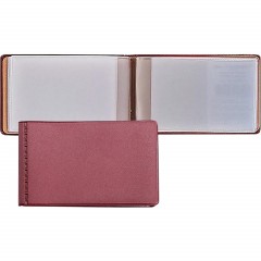 Визитница для 28 карт, горизонтальный, 60x100 мм, бордовый 2754-103 Визитница для 28 карт, горизонтальный, 60x100 мм, бордовый 2754-103 - фото 3