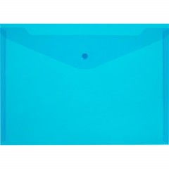 Папка-конверт на кнопке КНК 180 синий прз. 10шт/уп Папка-конверт на кнопке КНК 180 синий прз. 10шт/уп - фото 2