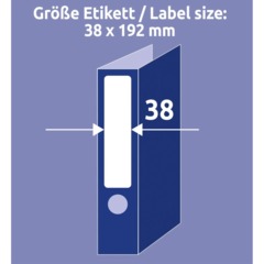 Этикетки самоклеящиеся L4760-25Для папок-рег,бел,38х192мм,J+L+K+CL,175шт/у - фото 5