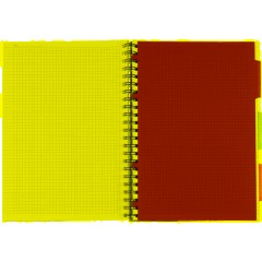 Бизнес-тетрадь 140л,кл,А4,SPIRAL BOOK Синий,евроспир,обл.пласт,раздел.84101 - фото 9