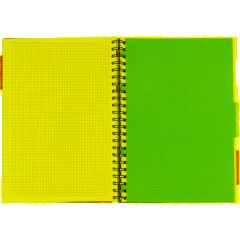 Бизнес-тетрадь 140л,кл,А4,SPIRAL BOOK Синий,евроспир,обл.пласт,раздел.84101 - фото 10