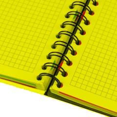 Бизнес-тетрадь 140л,кл,А4,SPIRAL BOOK Синий,евроспир,обл.пласт,раздел.84101 - фото 12