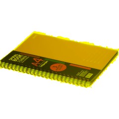 Бизнес-тетрадь 140л,кл,А4,SPIRAL BOOK Салатовый,евросп,обл.пл,раздел.84102 - фото 4