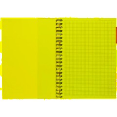Бизнес-тетрадь 140л,кл,А4,SPIRAL BOOK Салатовый,евросп,обл.пл,раздел.84102 - фото 7