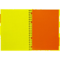Бизнес-тетрадь 140л,кл,А4,SPIRAL BOOK Салатовый,евросп,обл.пл,раздел.84102 - фото 11