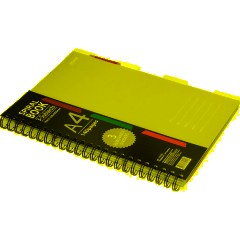 Бизнес-тетрадь 140л,кл,А4,SPIRAL BOOK Серый,евроспир,обл.пласт,раздел.84103 - фото 4