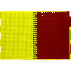 Бизнес-тетрадь 140л,кл,А4,SPIRAL BOOK Серый,евроспир,обл.пласт,раздел.84103 - фото 8