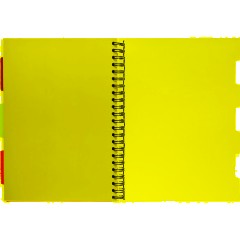 Бизнес-тетрадь 140л,кл,А4,SPIRAL BOOK Серый,евроспир,обл.пласт,раздел.84103 - фото 11