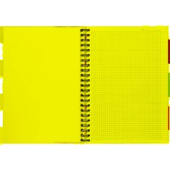 Бизнес-тетрадь 140л,кл,А4,SPIRAL BOOK Розовый,евроспир,обл.пласт,разд.84105 - фото 6