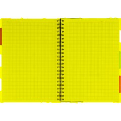 Бизнес-тетрадь 140л,кл,А4,SPIRAL BOOK Розовый,евроспир,обл.пласт,разд.84105 - фото 7