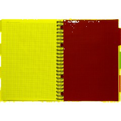 Бизнес-тетрадь 140л,кл,А4,SPIRAL BOOK Розовый,евроспир,обл.пласт,разд.84105 - фото 8