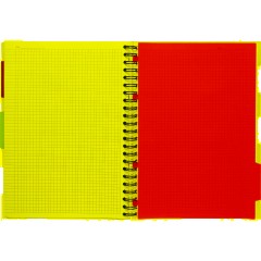 Бизнес-тетрадь 140л,кл,А4,SPIRAL BOOK Розовый,евроспир,обл.пласт,разд.84105 - фото 10