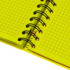 Бизнес-тетрадь 140л,кл,А4,SPIRAL BOOK Розовый,евроспир,обл.пласт,разд.84105 - фото 12