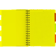 Бизнес-тетрадь 140л,кл,А5,SPIRAL BOOK Синий,евроспир,обл.пласт,раздел.84113 - фото 6