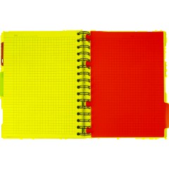 Бизнес-тетрадь 140л,кл,А5,SPIRAL BOOK Синий,евроспир,обл.пласт,раздел.84113 - фото 10