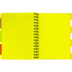 Бизнес-тетрадь 140л,кл,А5,SPIRAL BOOK Синий,евроспир,обл.пласт,раздел.84113 - фото 11