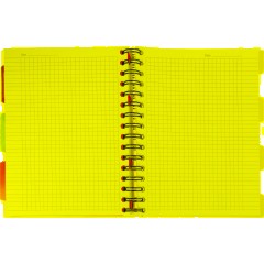 Бизнес-тетрадь 140л,кл,А5,SPIRAL BOOK Салатовый,евросп,обл.пл,раздел.84108 - фото 6