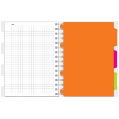 Бизнес-тетрадь 140л,кл,А5,SPIRAL BOOK Розовый,евроспир,обл.пласт,разд.84111 Бизнес-тетрадь 140л,кл,А5,SPIRAL BOOK Розовый,евроспир,обл.пласт,разд.84111 - фото 2